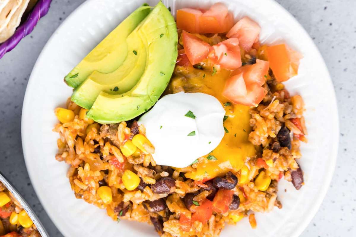 Easy Beef Burrito Bowl 