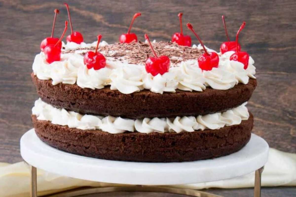 Easy Black Forest Cake. 