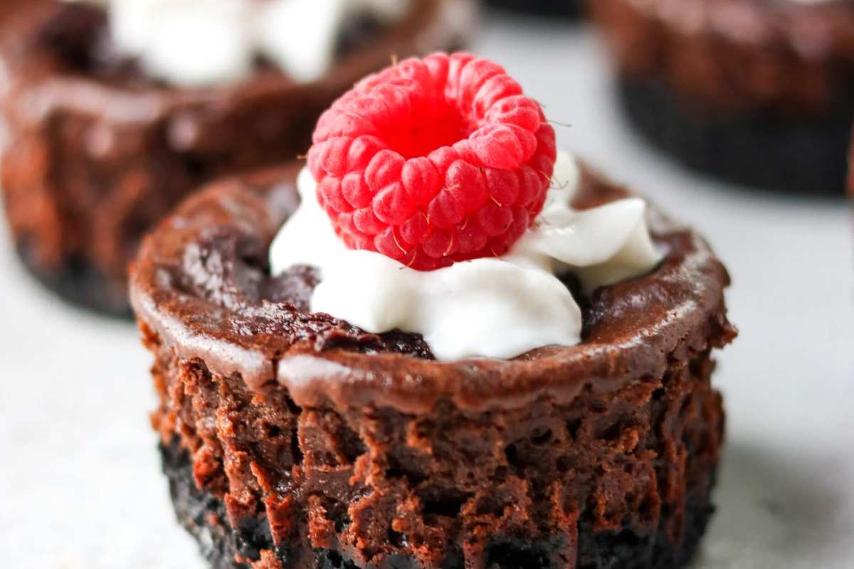 Easy Chocolate Protein Cheesecake Recipe. 