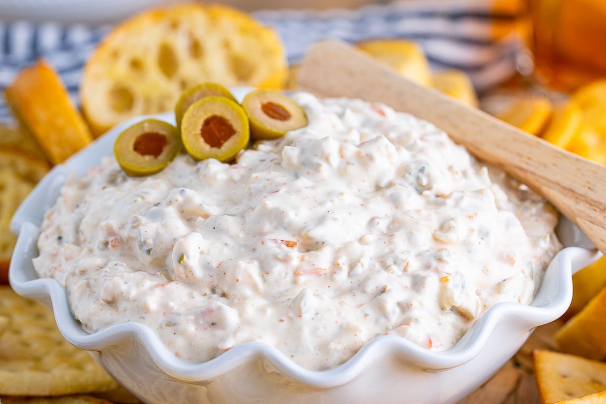 Easy Creamy Olive Dip