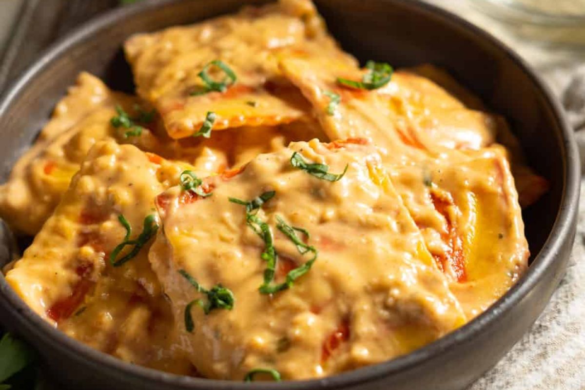 Easy Lobster Ravioli Cream Sauce