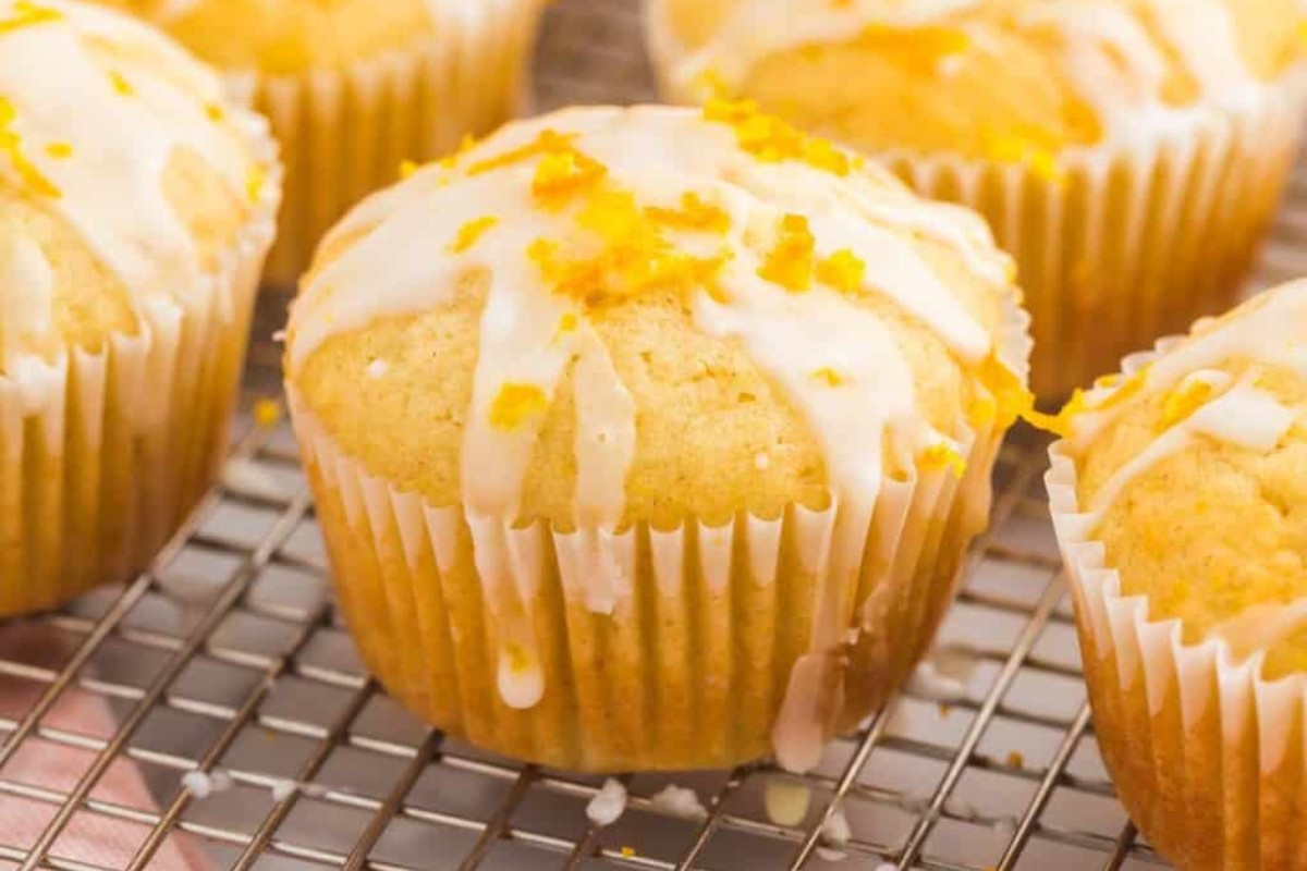 Easy Orange Muffins With Zesty Orange Glaze