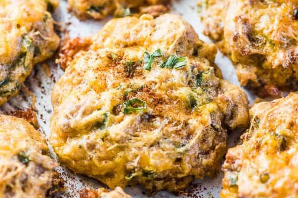 Egg Sausage Breakfast Muffins. 