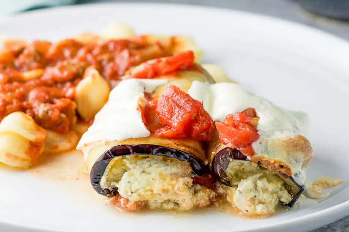 Eggplant Rollatini. 