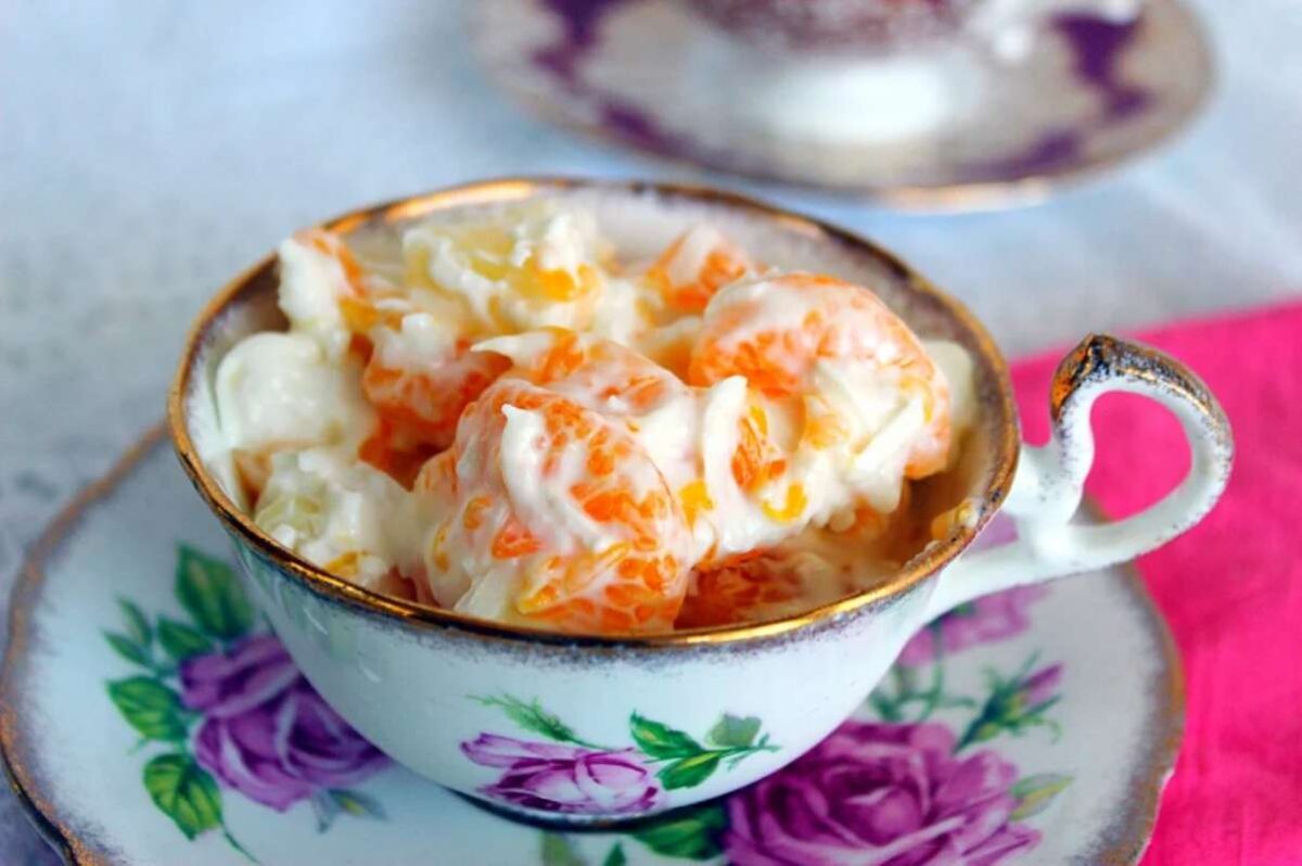 Five Cup Fruit Salad. 