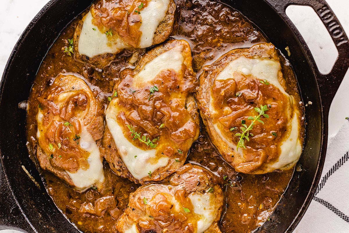 French Onion Pork Chops.