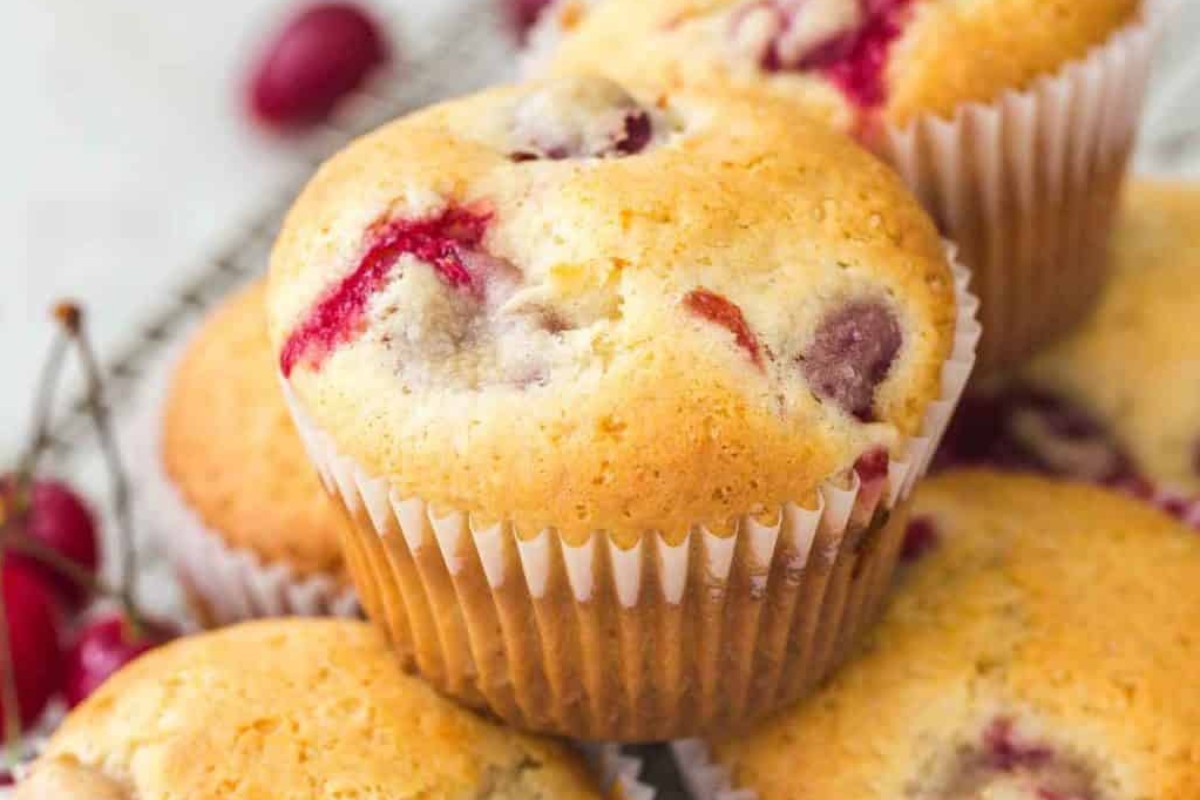 Fresh Cherry Muffins Recipe