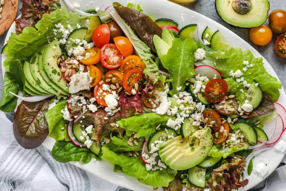 Fresh Summer Salad. 