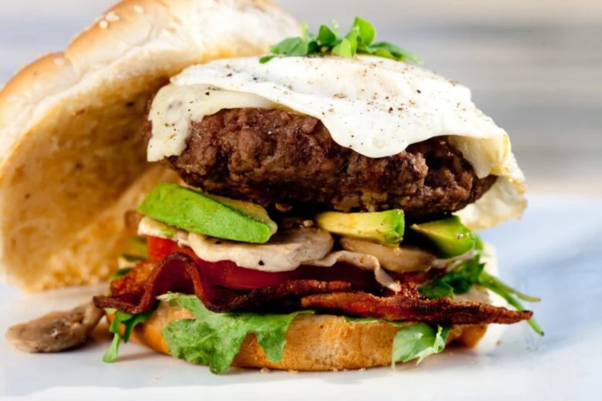 Fried Egg Burger. 