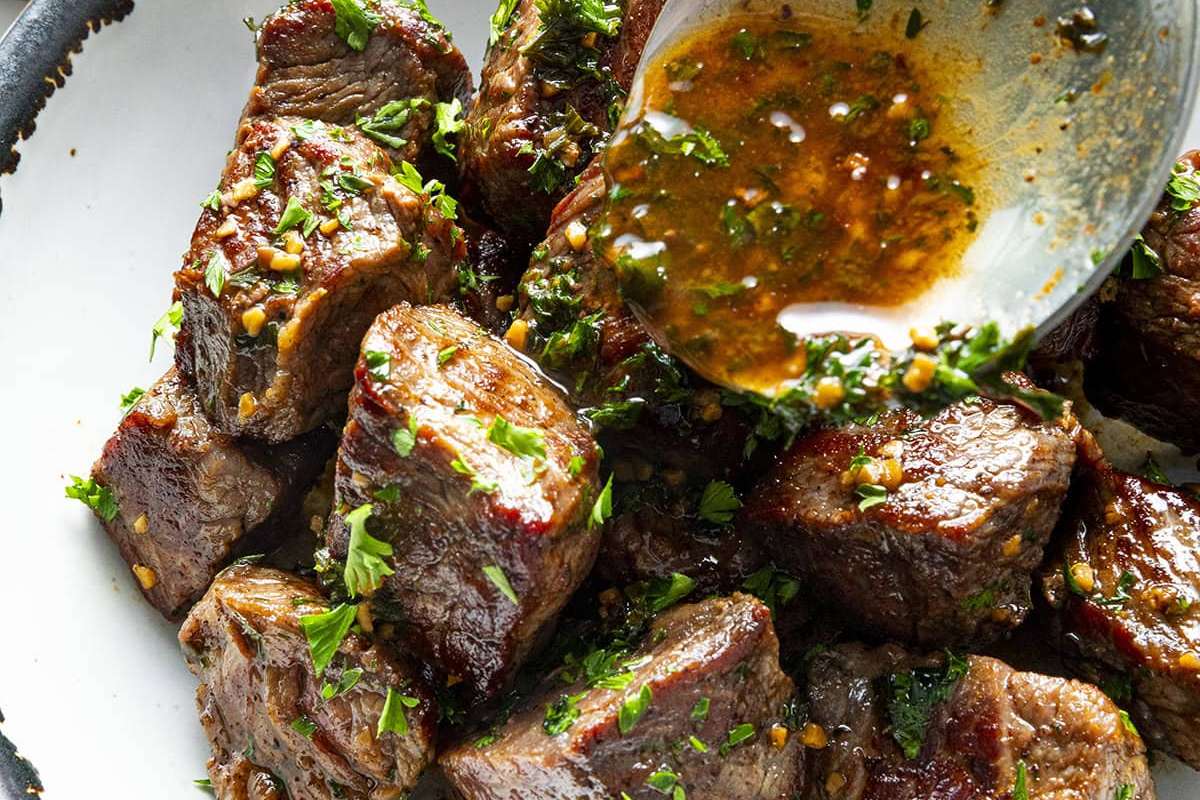 Garlic Butter Steak Bites 