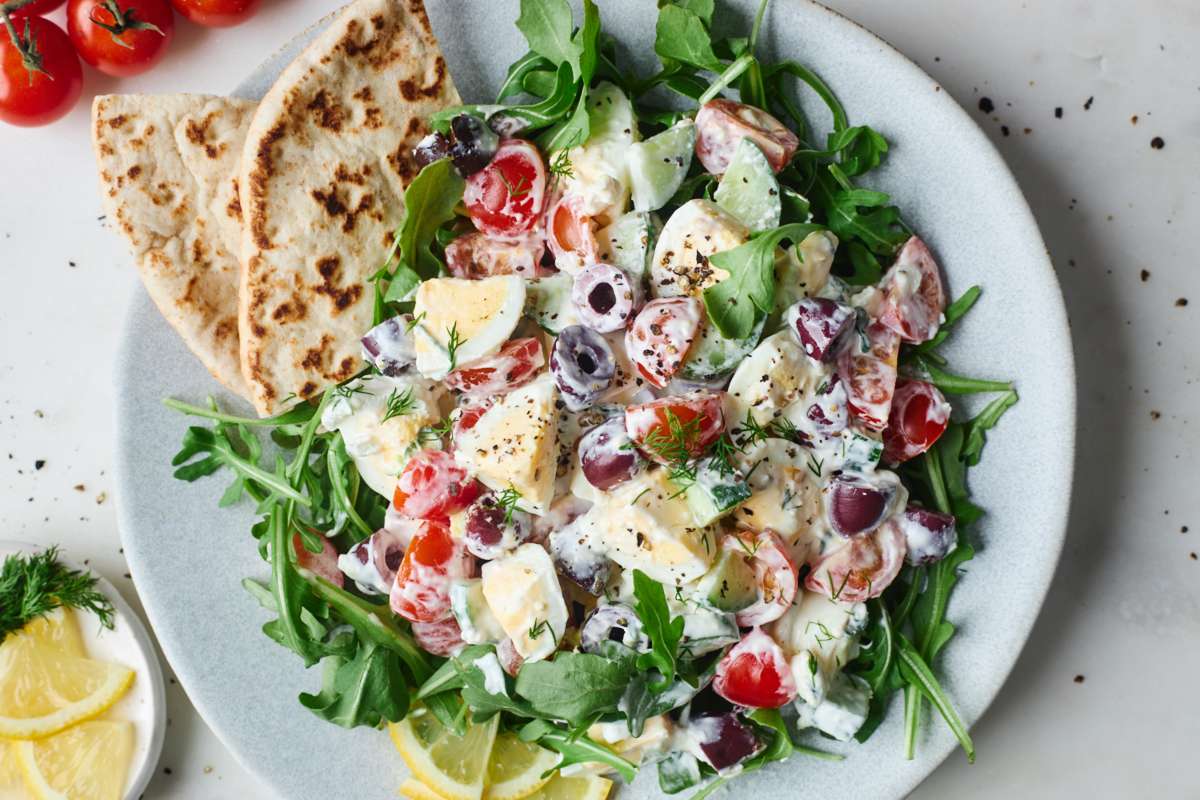 Greek Egg Salad. 