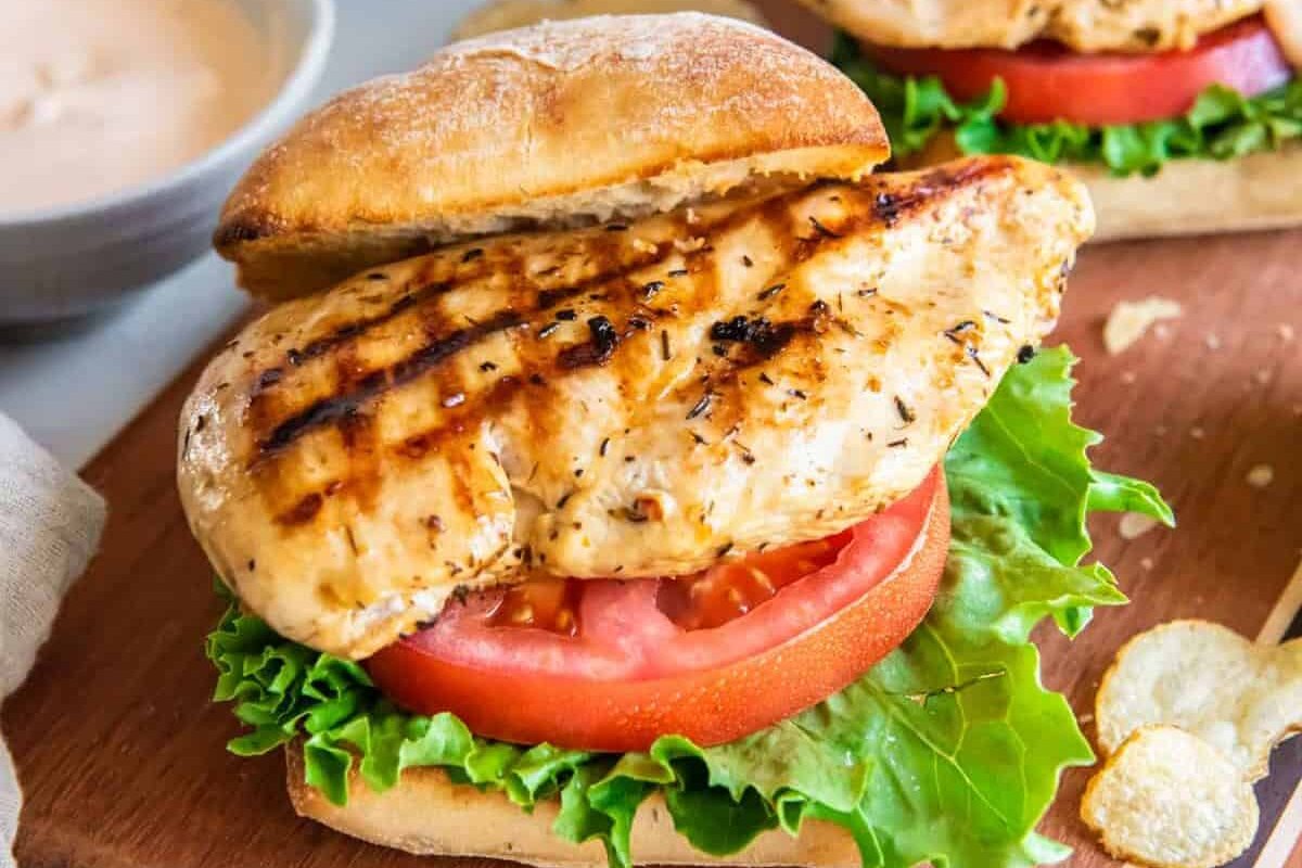 Grilled Chicken Sandwich Recipe 1