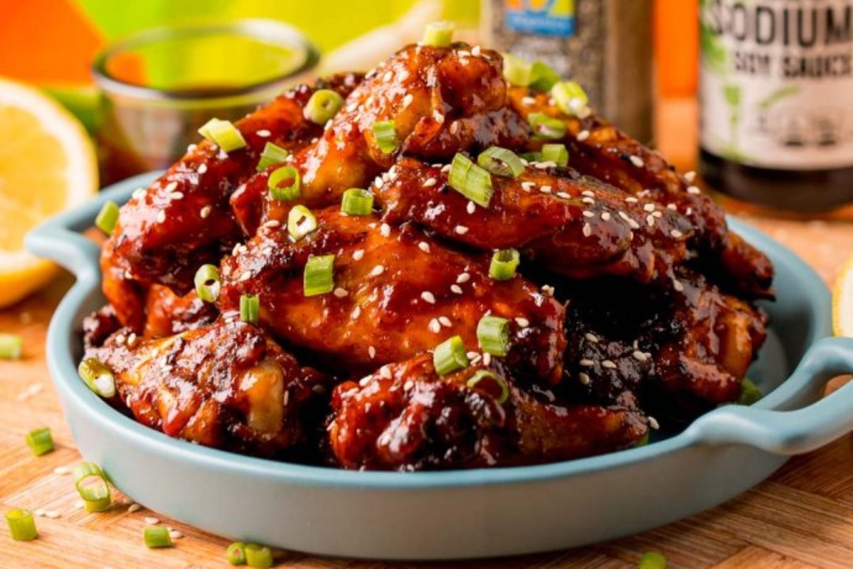 Grilled Korean Bbq Chicken Wings 1