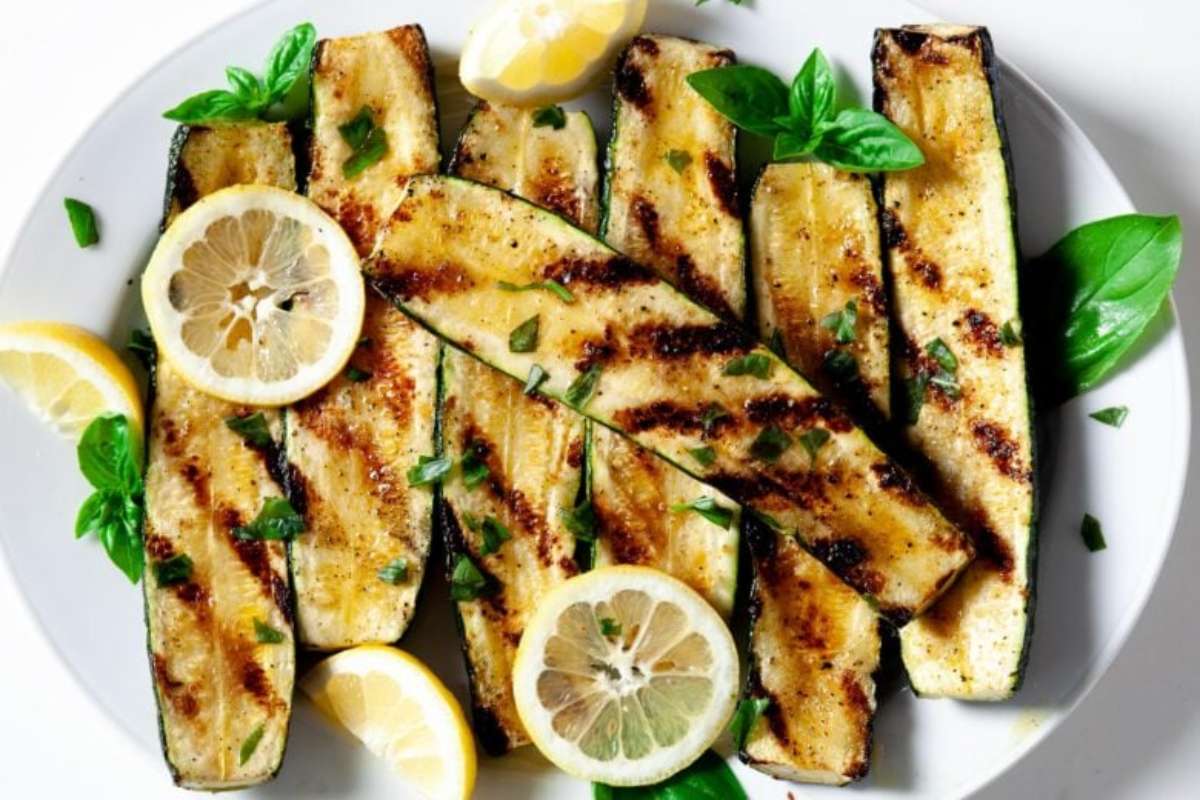 Grilled Zucchini. 