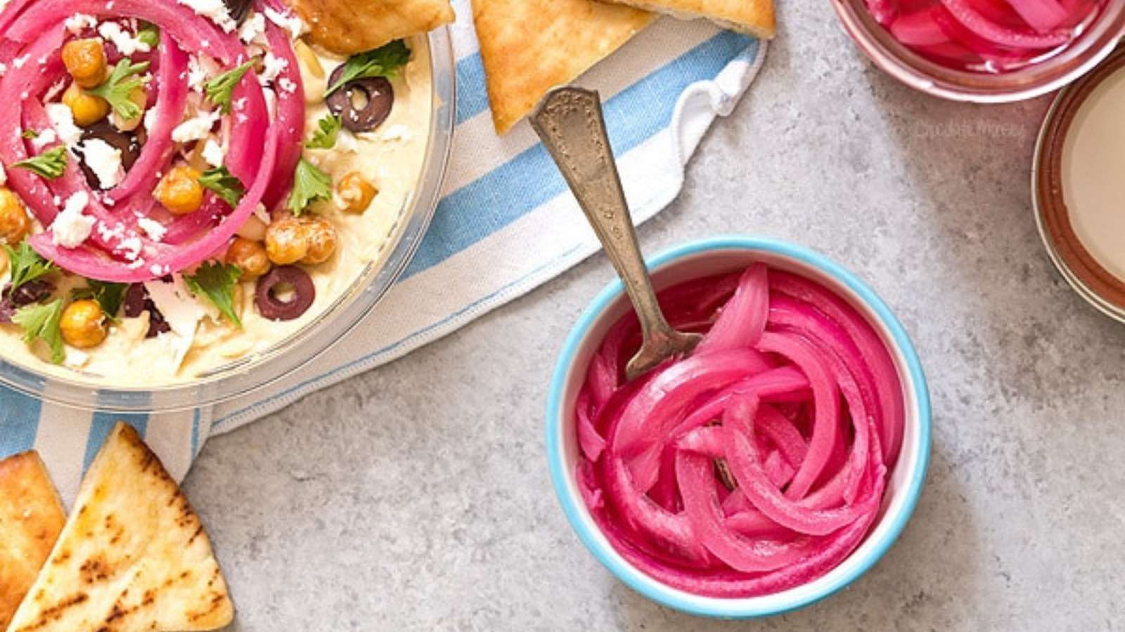 Pickled Red Onion recipe by Homemade in the Kitchen.