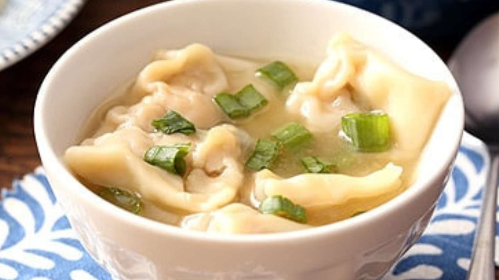 Pork Wonton Soup recipe by Homemade in the Kitchen.