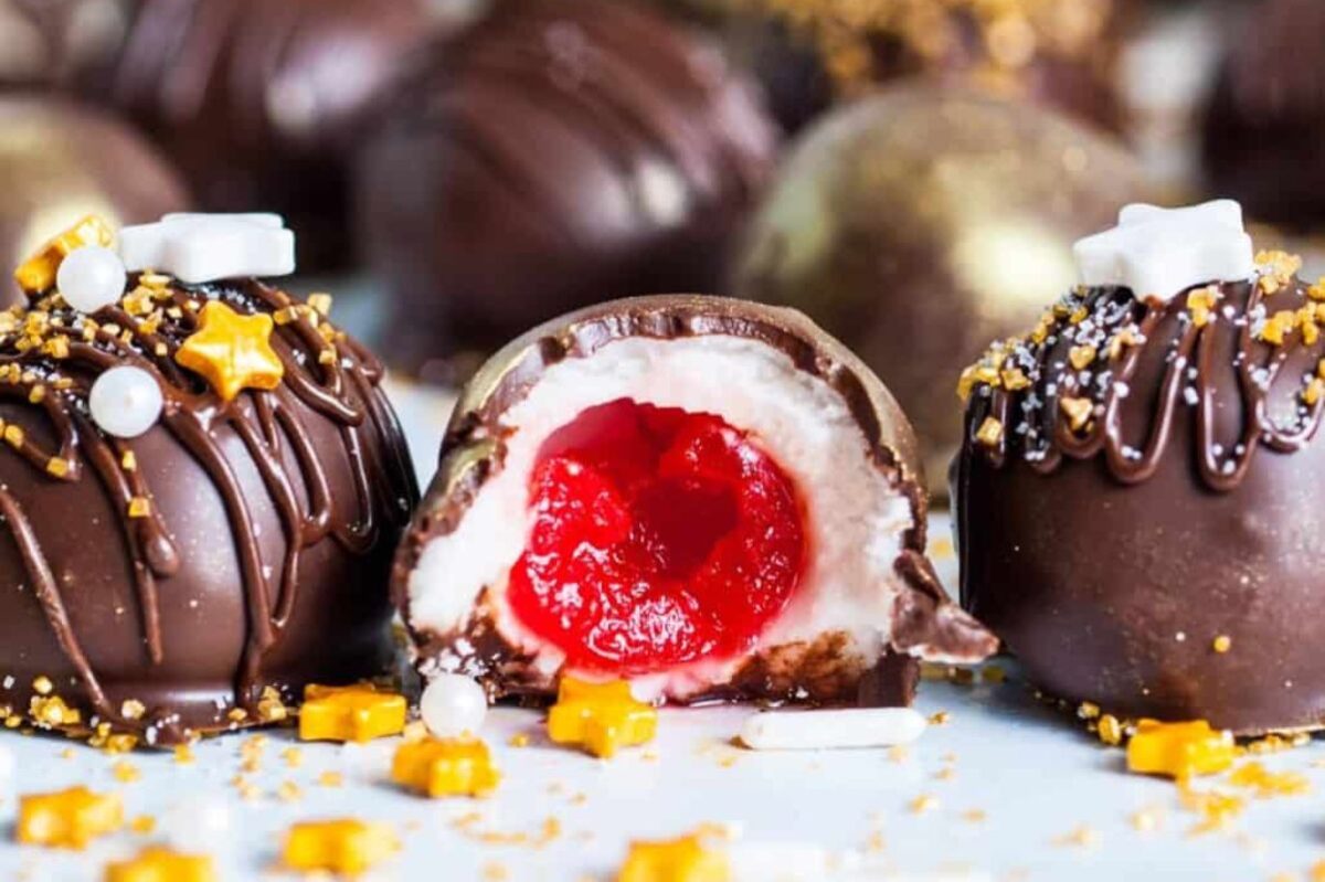 Homemade Cherry Cordials