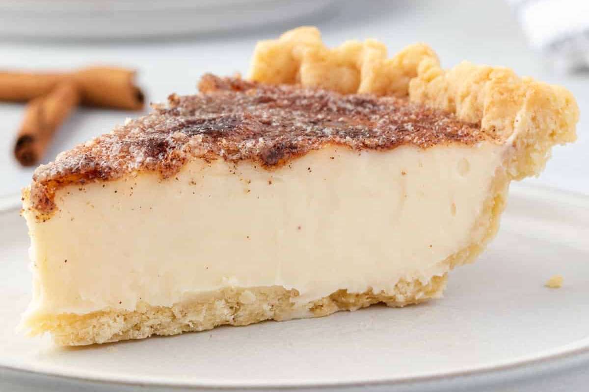Hoosier Sugar Cream Pie. 