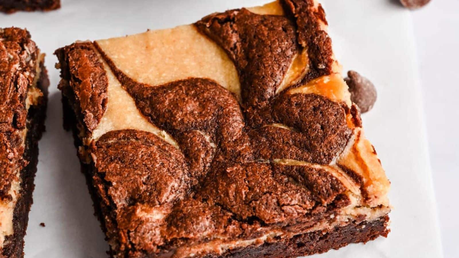 Peanut Butter Brownies recipe by I Heart Eating.