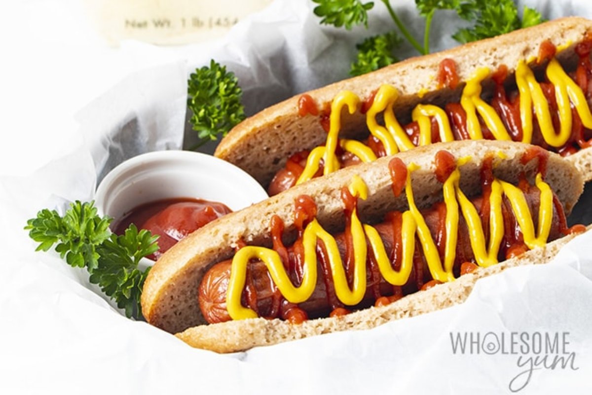 Keto Hot Dog Buns. 