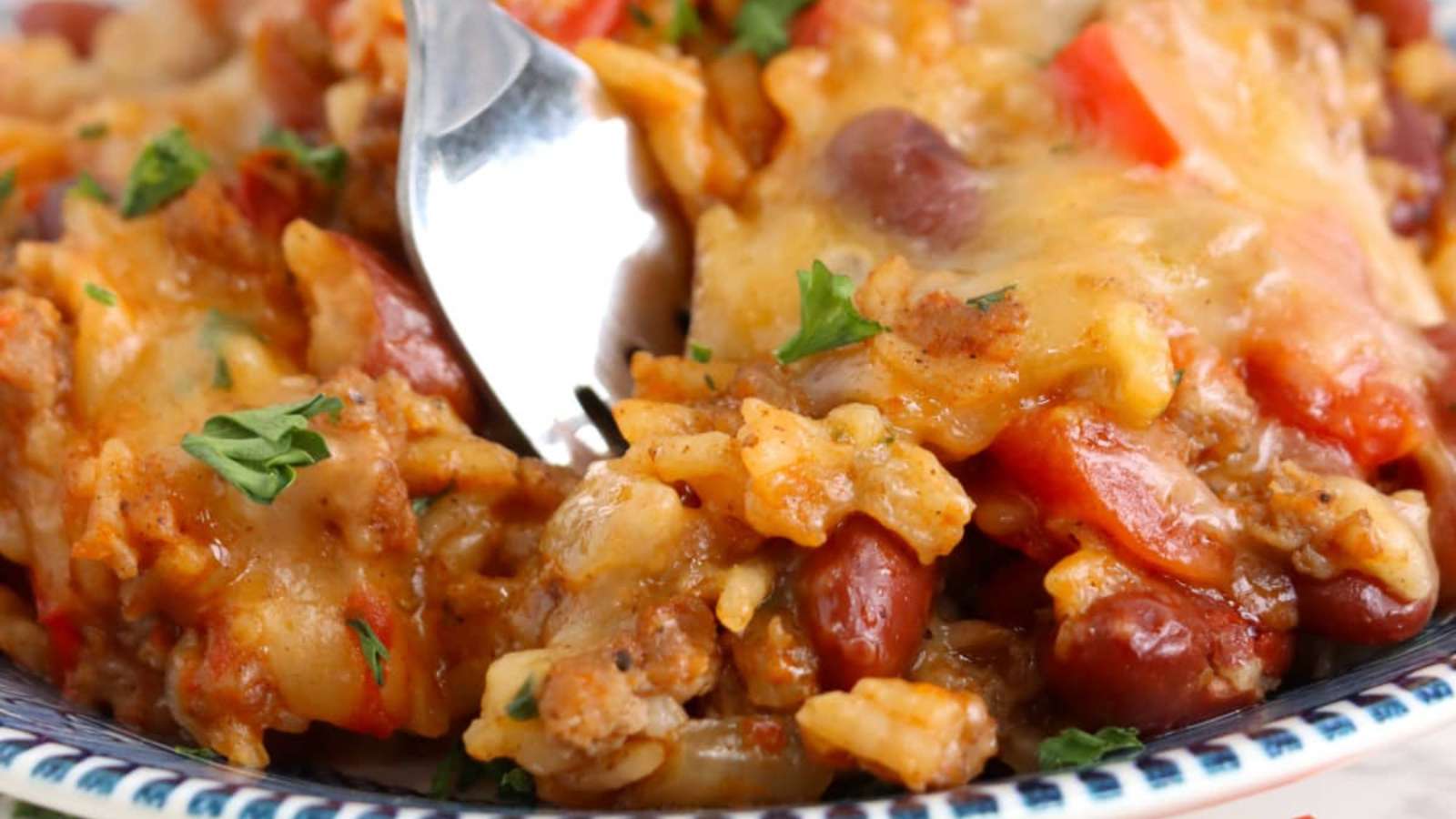 Beef Taco Skillet With Rice recipe by Kitchen Divas.