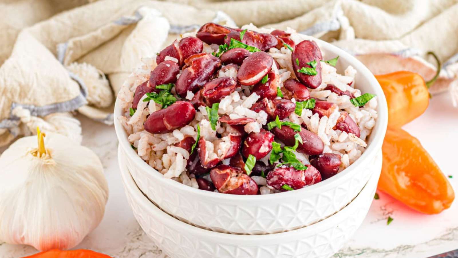 Jamaican Rice And Peas recipe by Kitchen Divas.