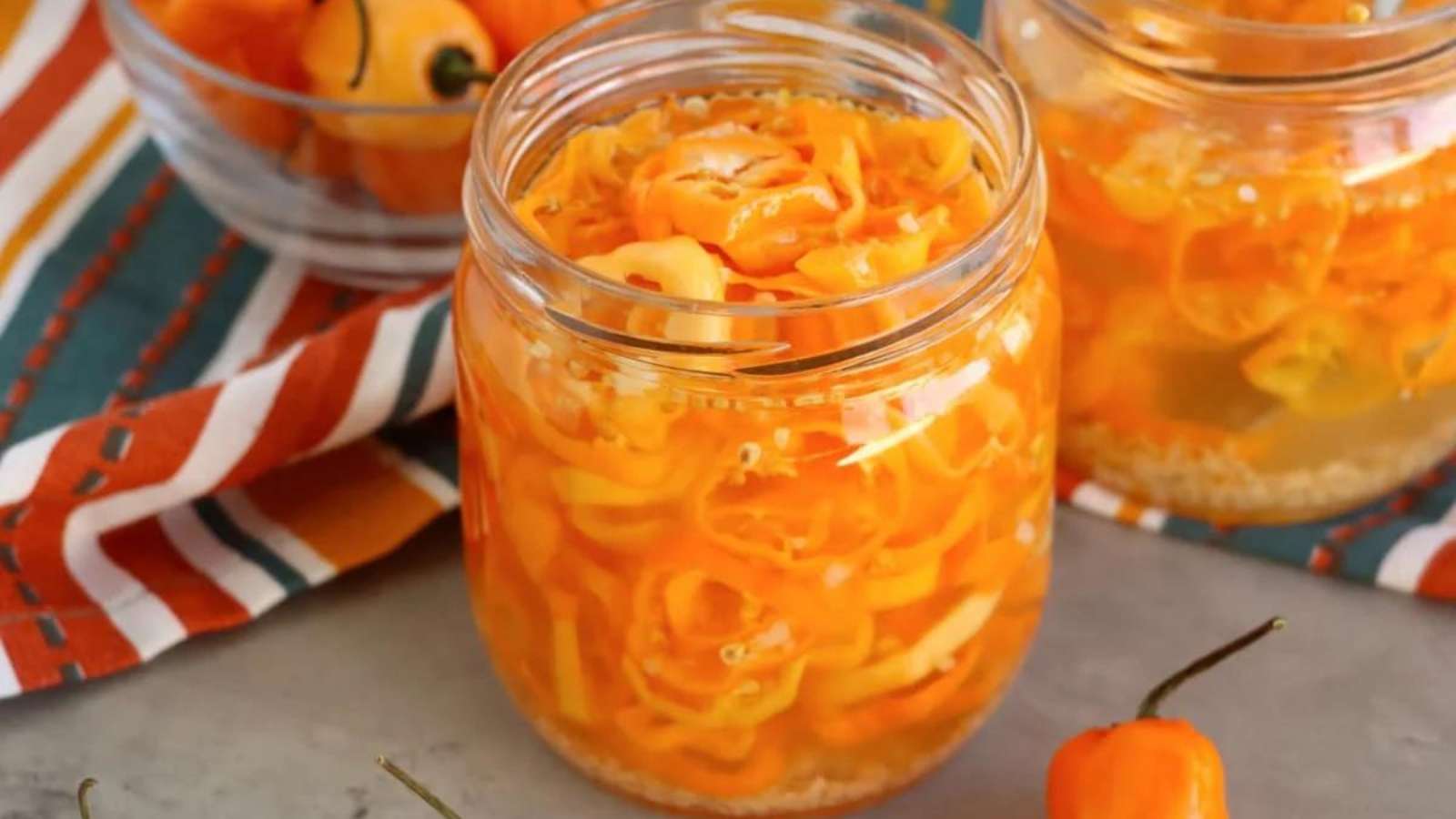 Pickled Habanero Peppers recipe by Kitchen Divas.
