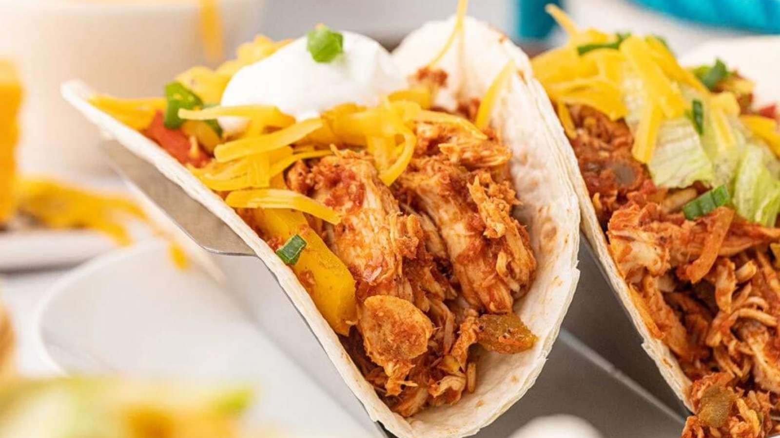 Smoked Chicken Tacos recipe by Kitchen Divas.