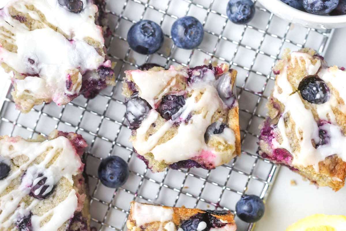 Lemon Blueberry Blondies.