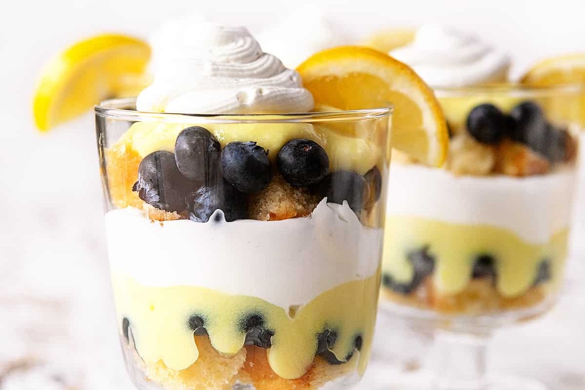 Lemon Blueberry Trifle