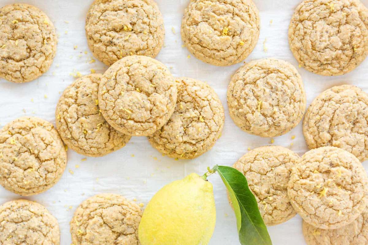 Lemon Poppy Seed Cookies.