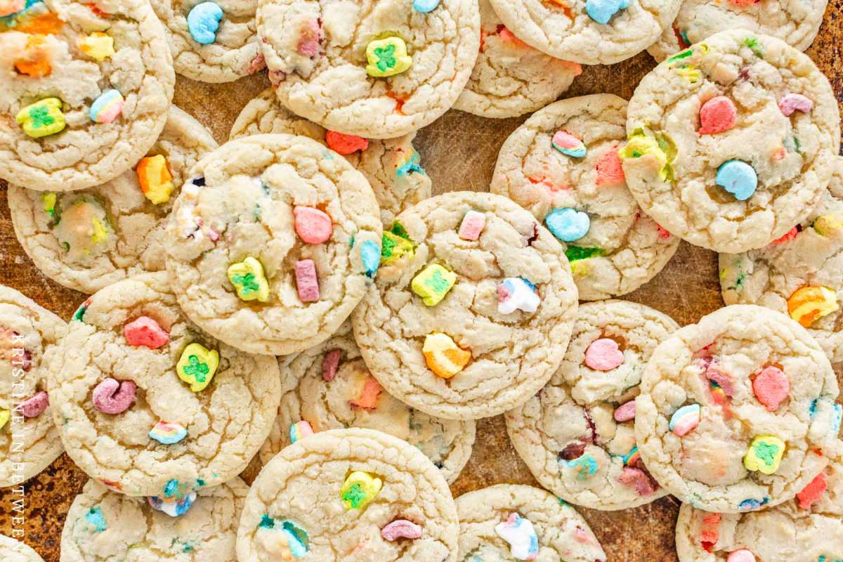 Lucky Charms Sugar Cookies. 