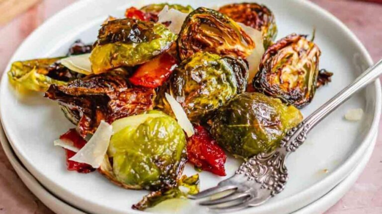 Maple Bacon Brussels Sprouts.