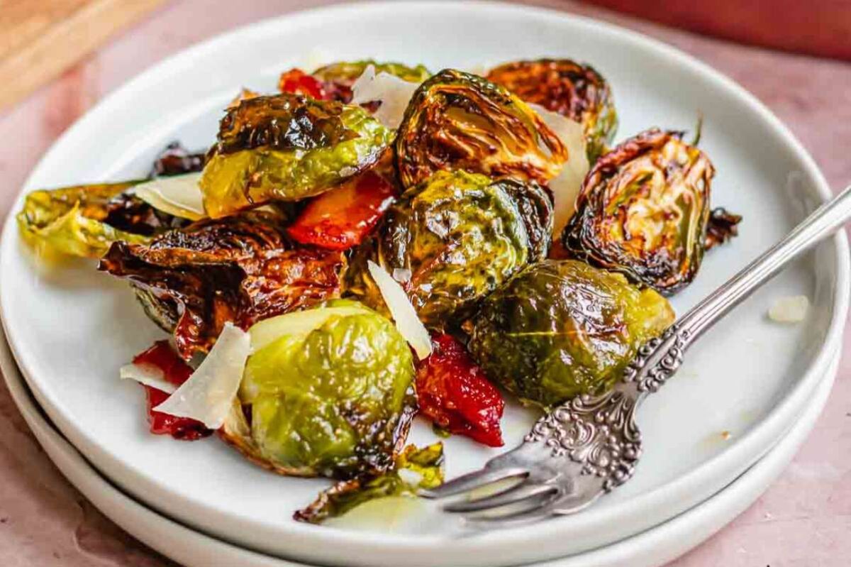 Maple Bacon Brussels Sprouts.