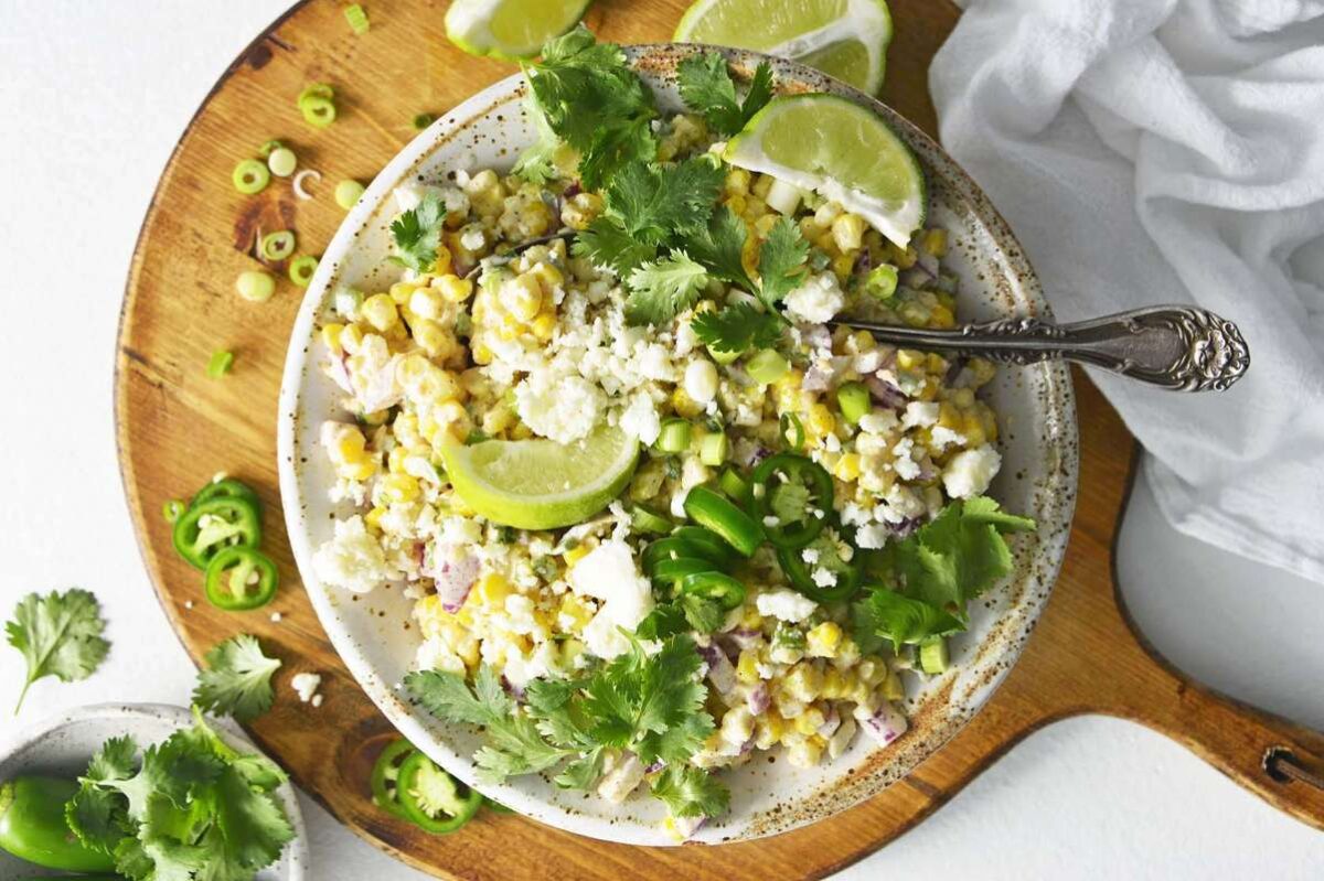 Mexican Corn Salad Recipe (Esquites)