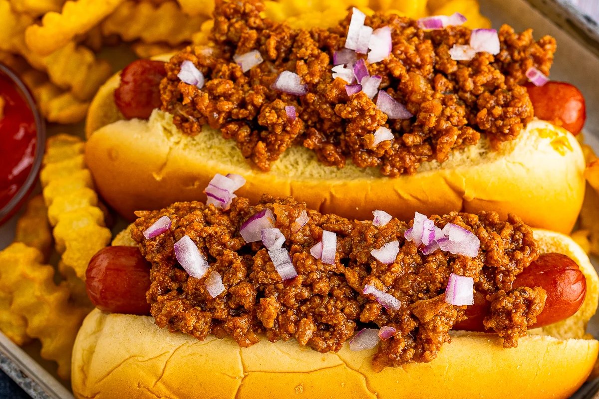 New York Style Hot Dog Chili. 