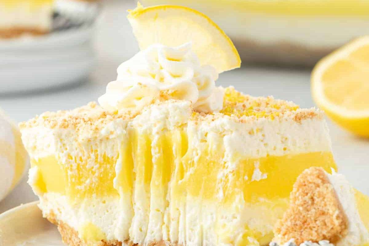 No-Bake Lemon Lasagna 