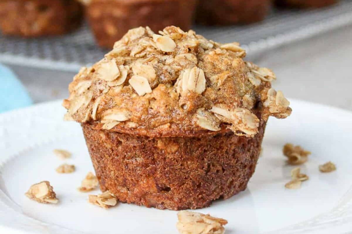 Oatmeal Banana Muffins