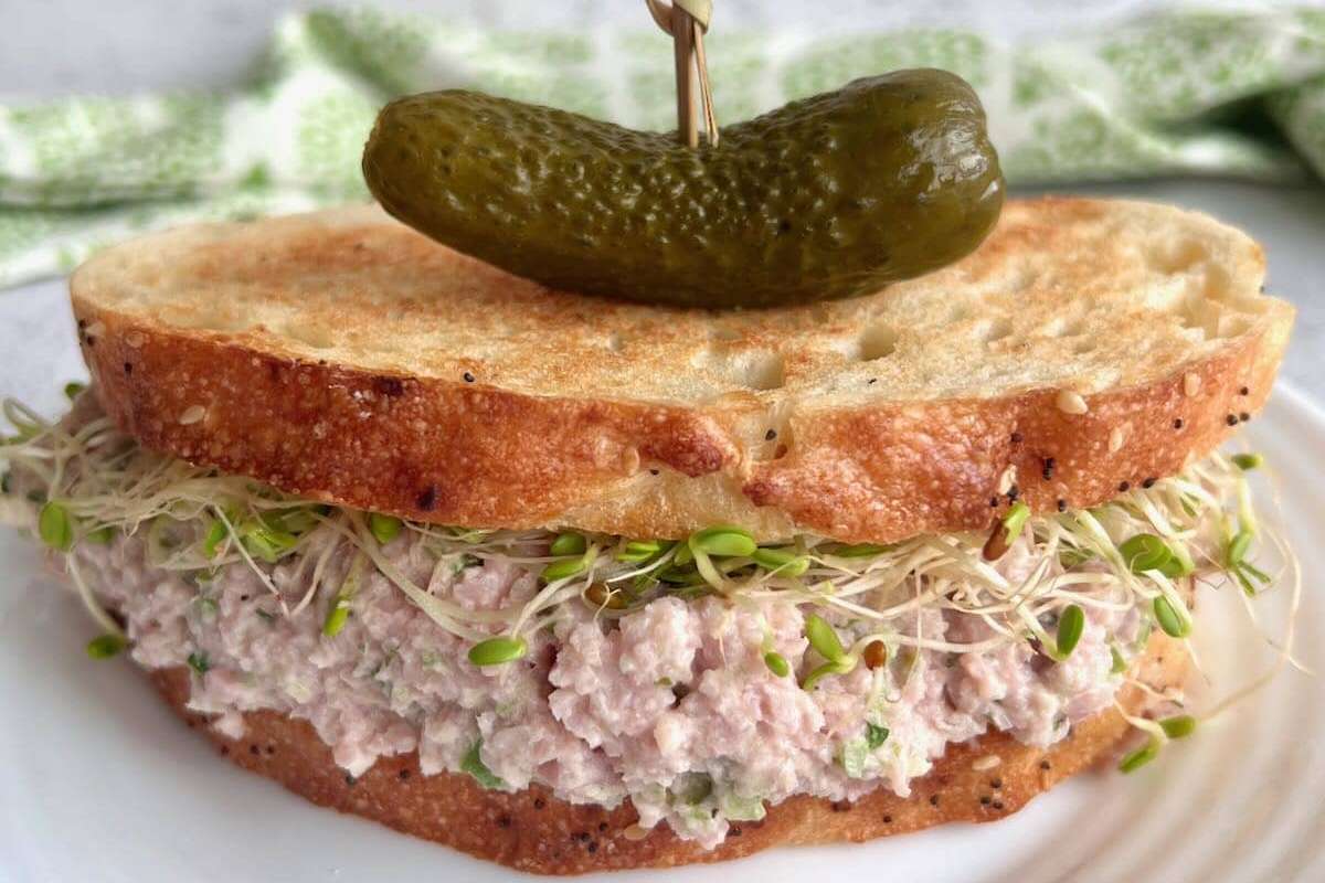 Old Fashioned Ham Salad Recipe. 