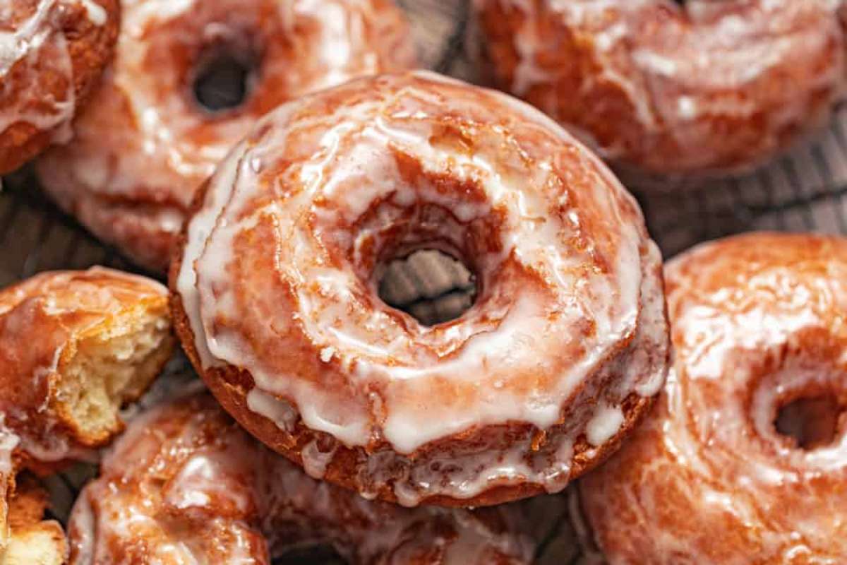 Old Fashioned Sour Cream Donuts. 