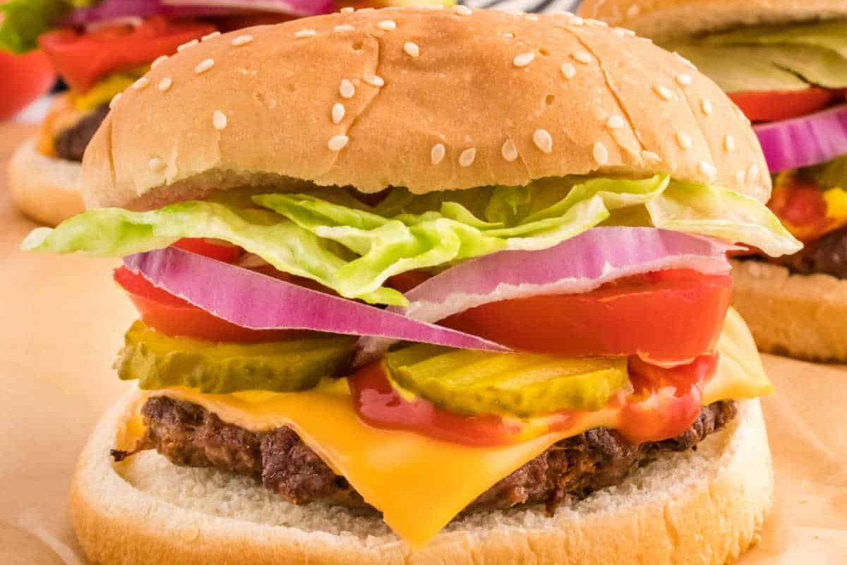 Oven-Baked Cheeseburgers.