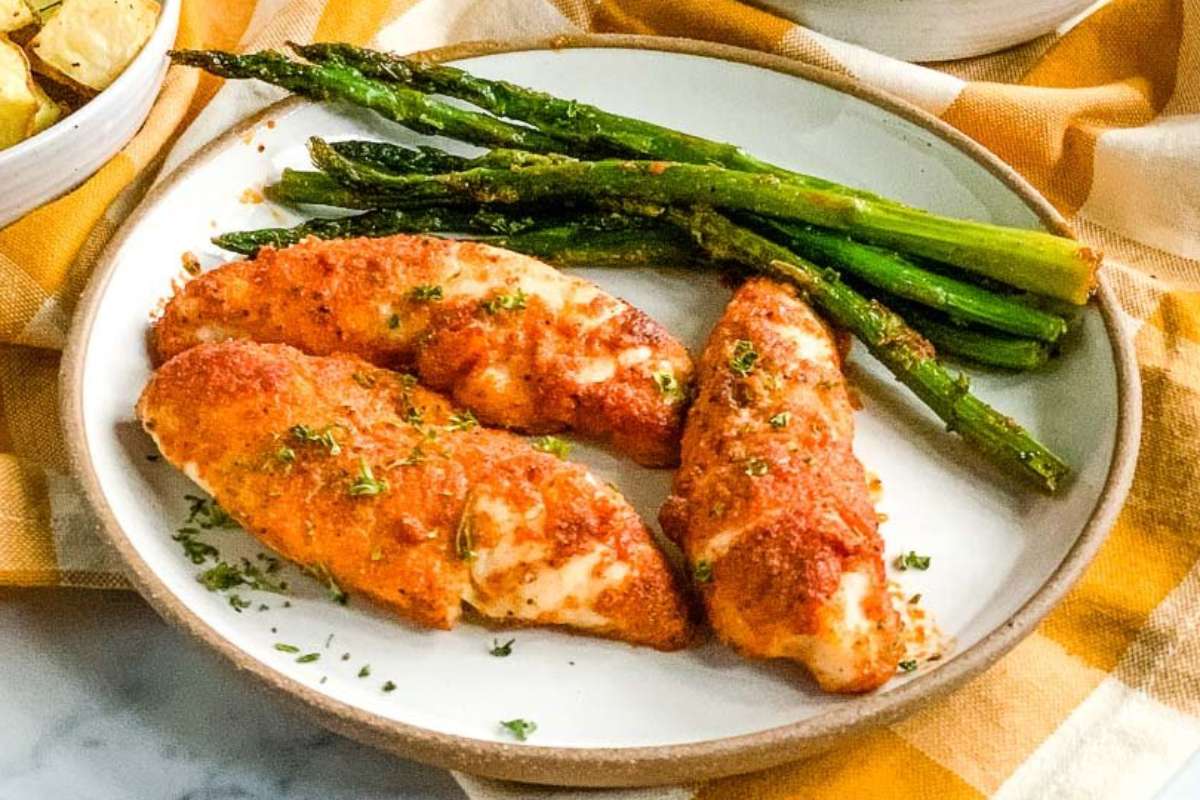 Oven Baked Chicken Tenders.