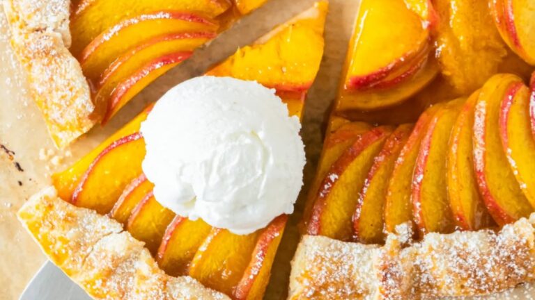 Peach Galette.