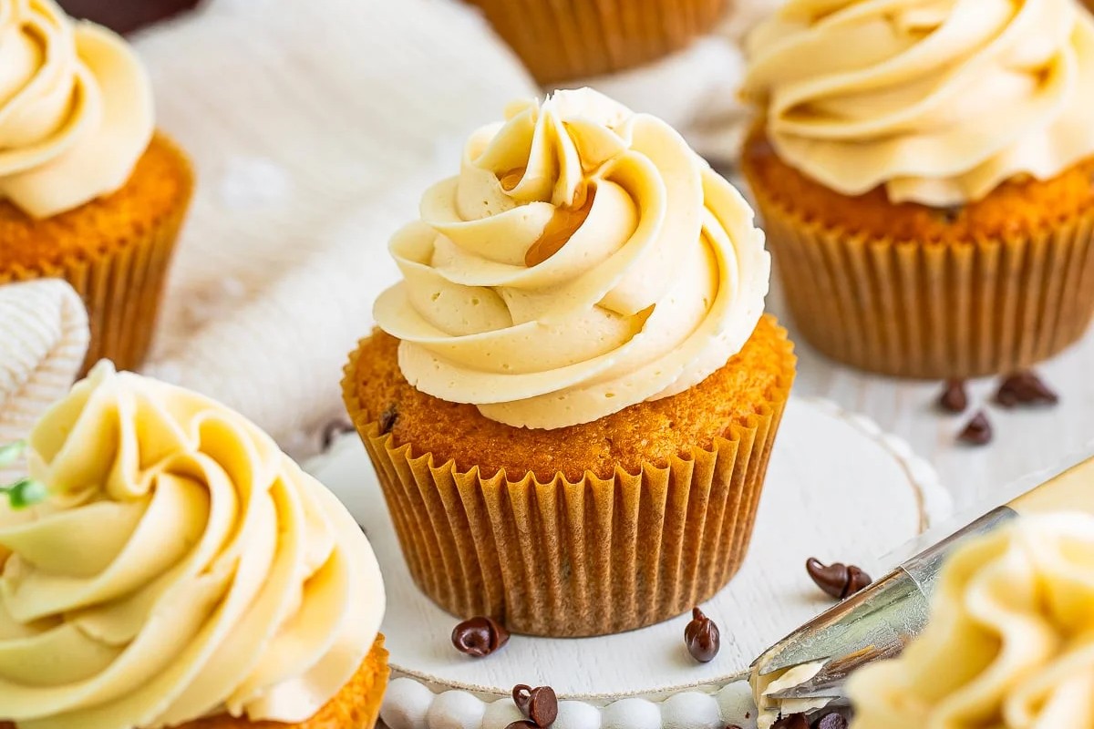 Pancake Cupcakes With Maple Buttercream Frosting