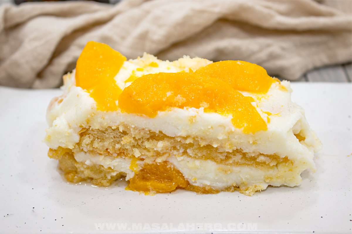 Peach Tiramisu Recipe.