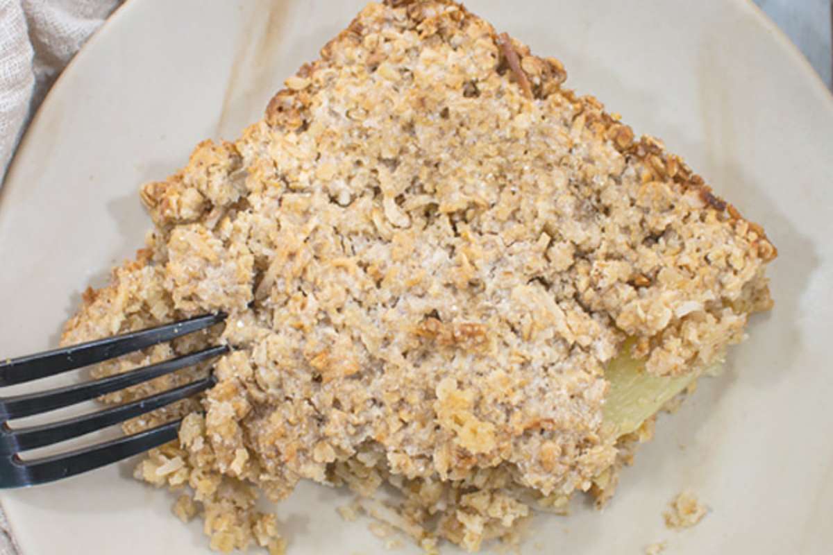Pineapple Coconut Baked Oatmeal Recipe.