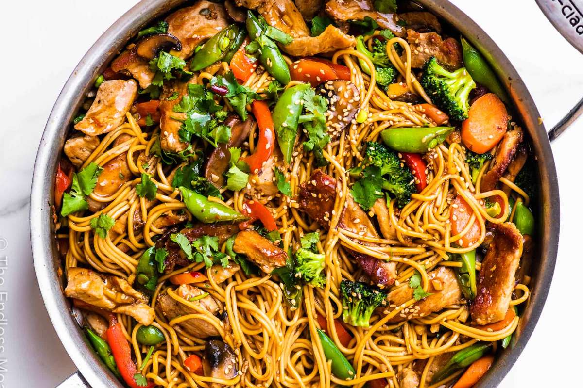 Pork Chop Stir-Fry. 
