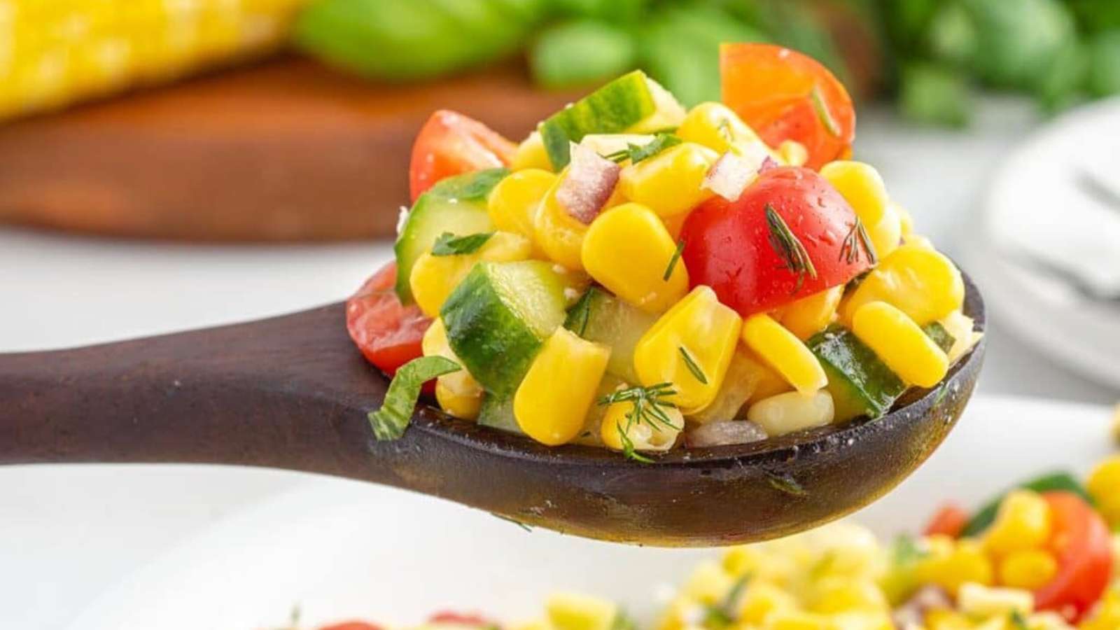Summer Corn Salad recipe by Princess Pinky Girl.