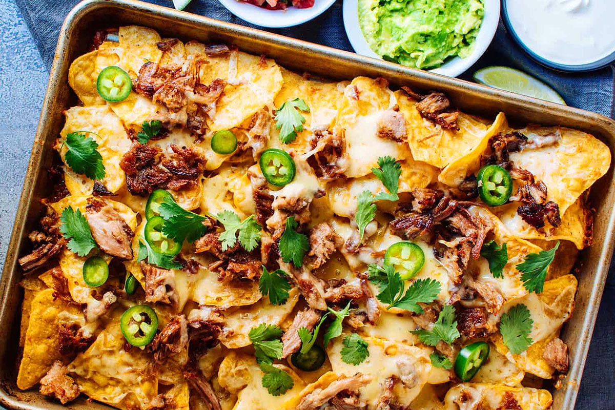 Easy Pulled Pork Nachos (Ultra-Crispy!).
