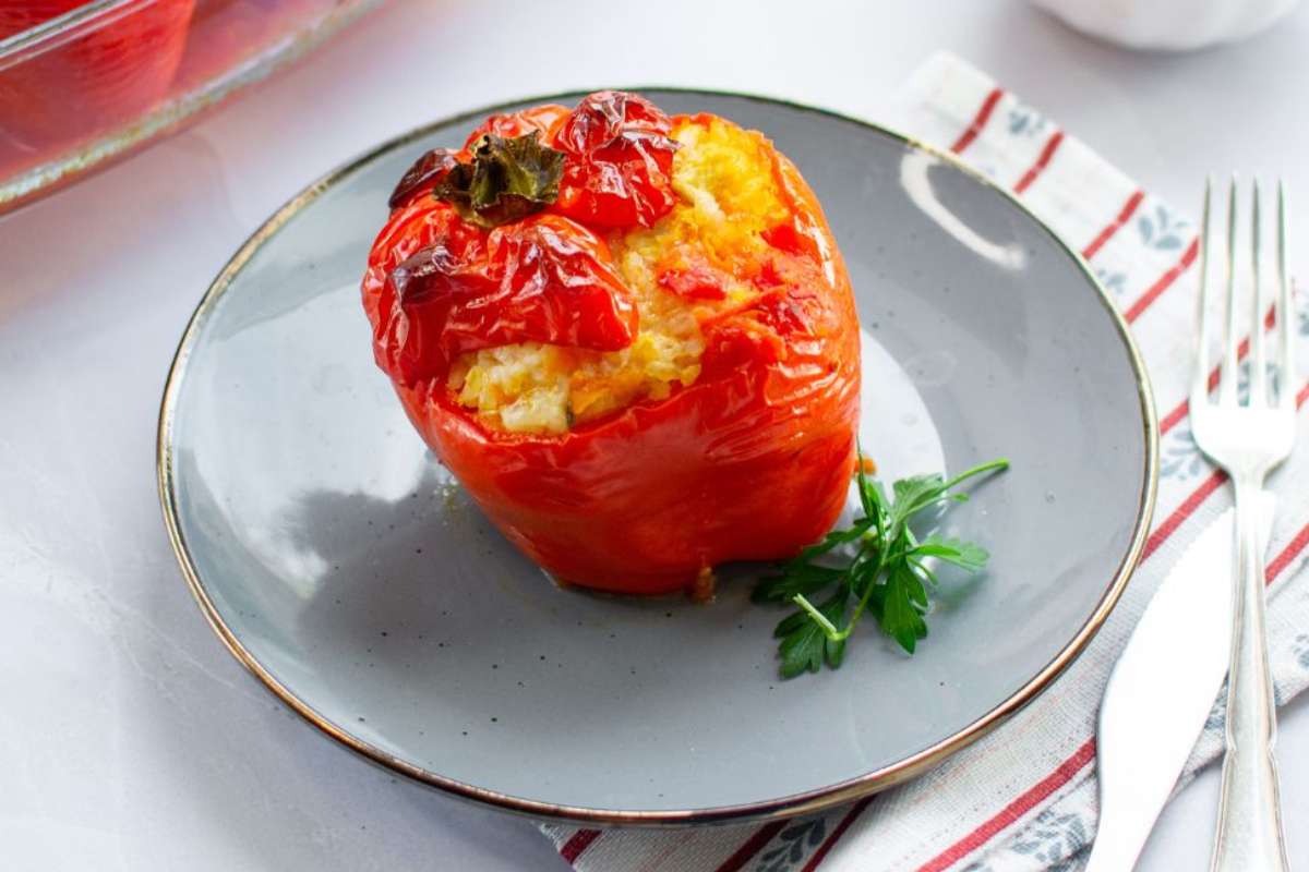 Quick And Easy Air Fryer Stuffed Peppers Recipe